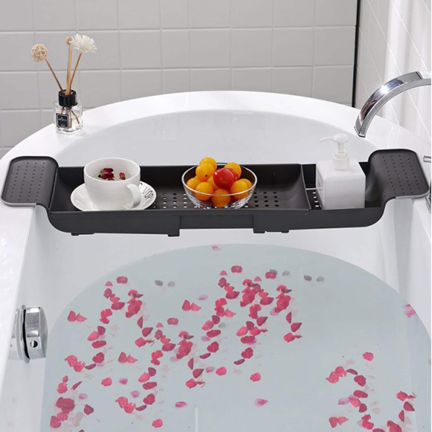 Bath Shelf Caddy Tray Expandab - огляд і ціна Bath Caddy Tray